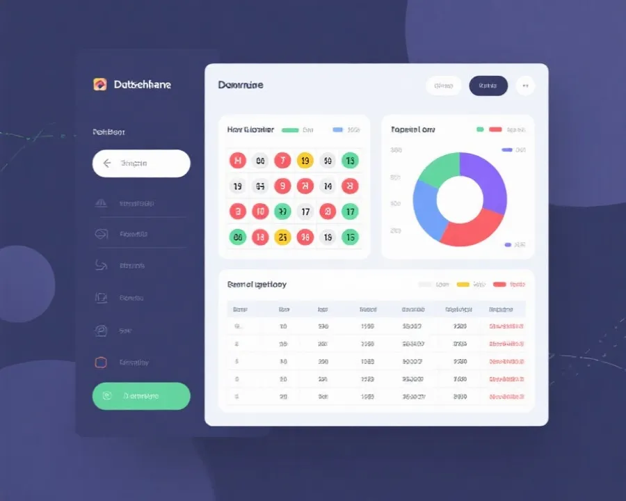 开奖公告与历史记录数据界面示意图